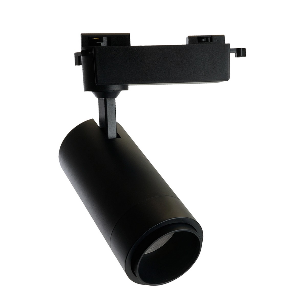 Трековые светодиодные светильники Светодиодный светильник Feron AL137 трековый 20W 4000K черный изменяемый угол освещения 15-60 град 51176 