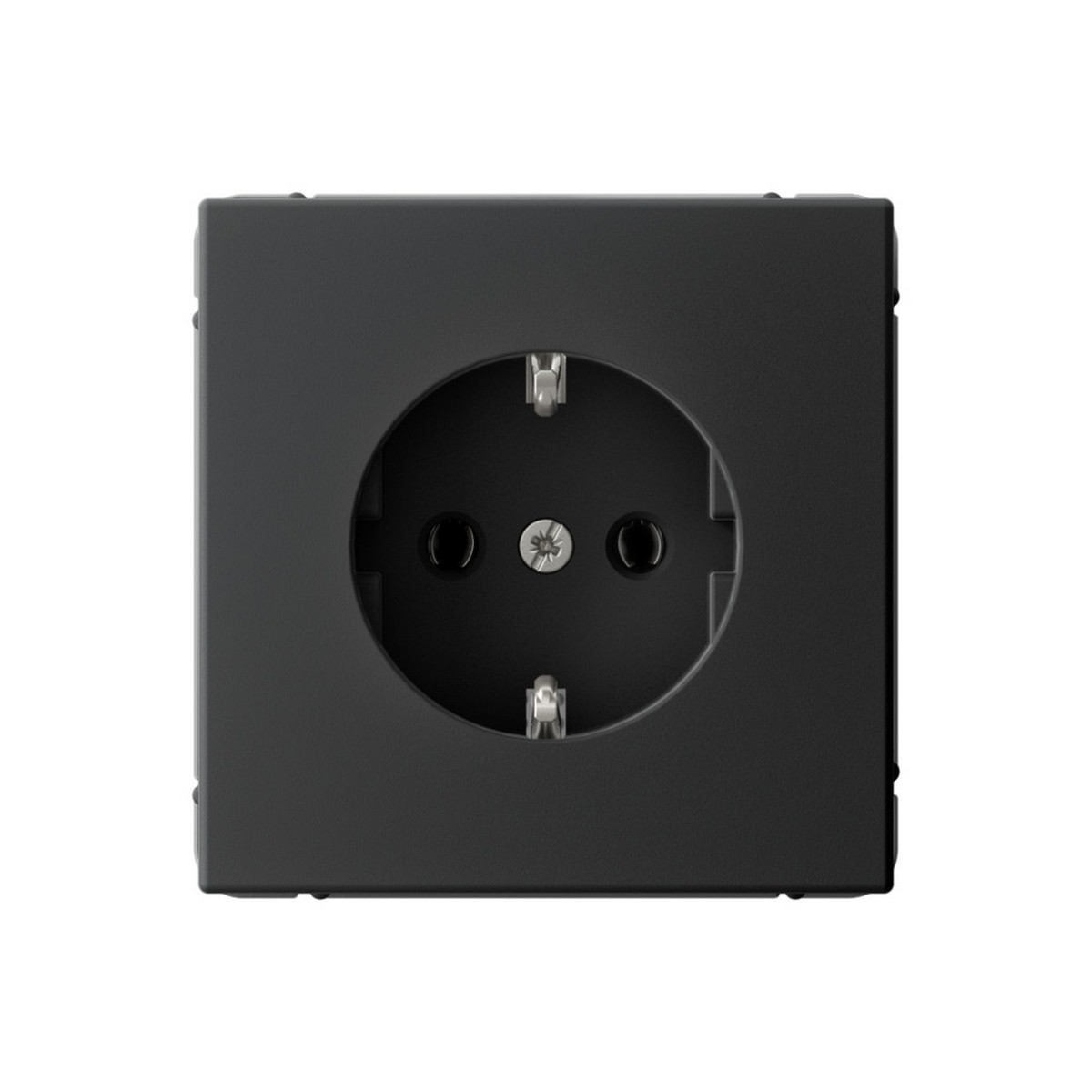 ArtGallery Карбон Розетка Systeme Electric ArtGallery Карбон с заземлением 16А GAL001043