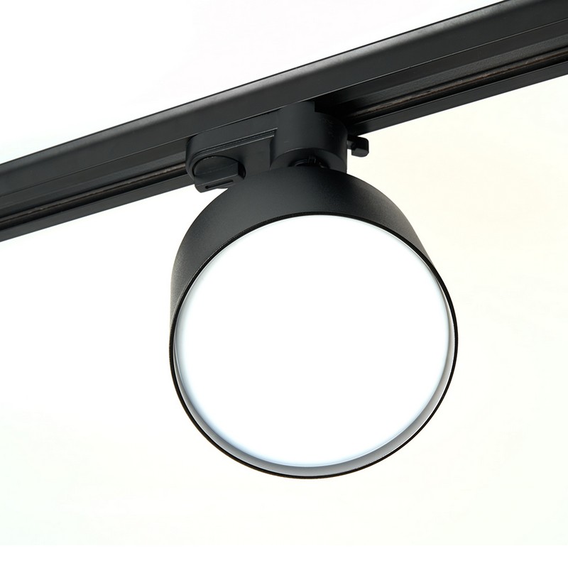 Трековые светодиодные светильники Светильник Feron AL166 трековый на шинопровод под лампу GX70 черный 48545 