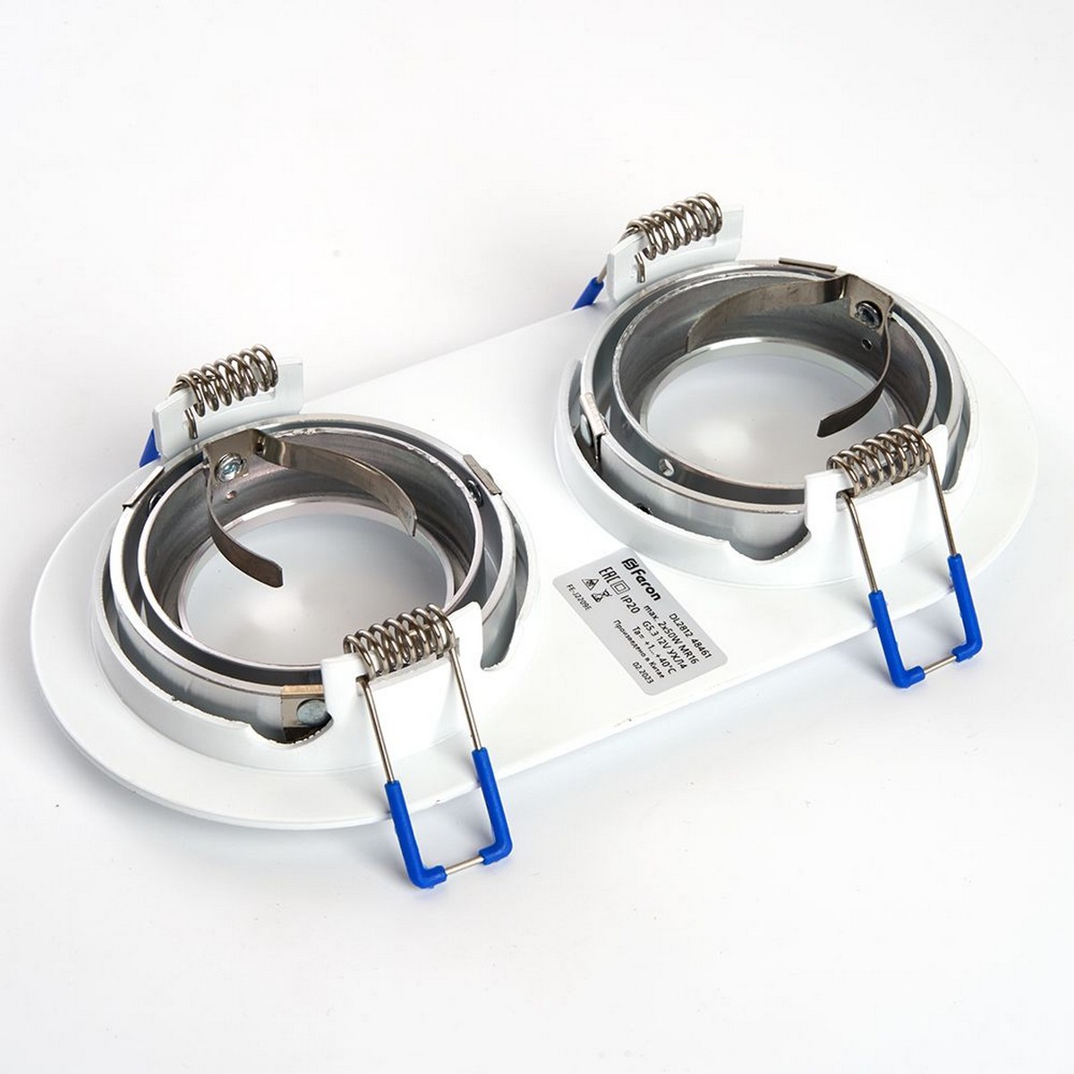 Встраиваемые светодиодные светильники Светильник потолочный встраиваемый Feron DL2812 черный 48461 