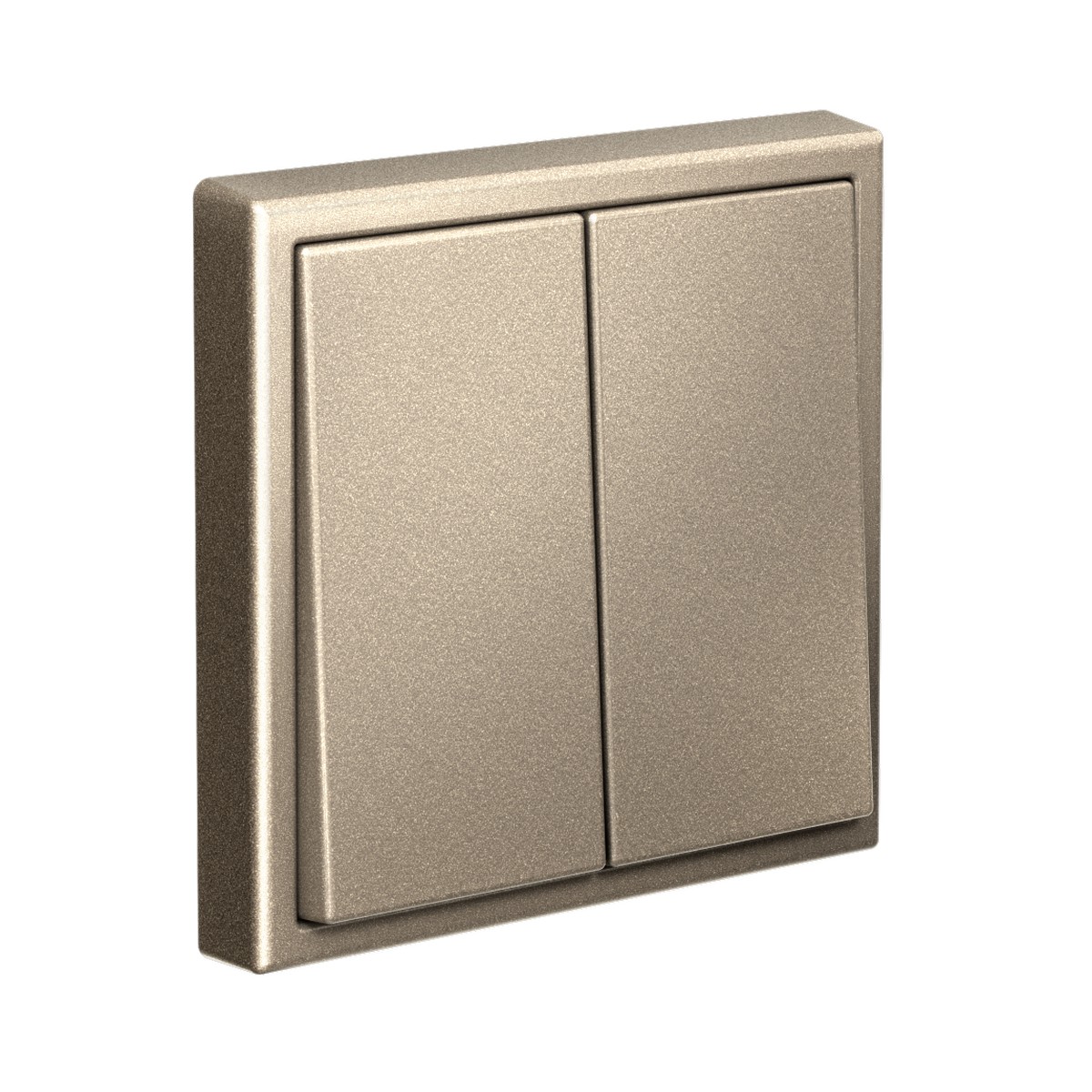 ArtGallery Шампань Переключатель Systeme Electric ArtGallery Шампань 2-клавишный    GAL000565