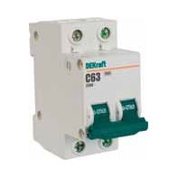 2 полюсные (двухполюсные) Автоматический выключатель DEKraft 2P 32A C ВА-101 4,5kA 11069DEK