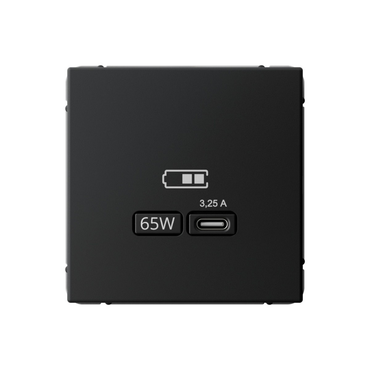 ArtGallery Карбон USB Розетка Systeme Electric ArtGallery Карбон тип-С 65Вт высокоскор.заряд. QC PD GAL001027