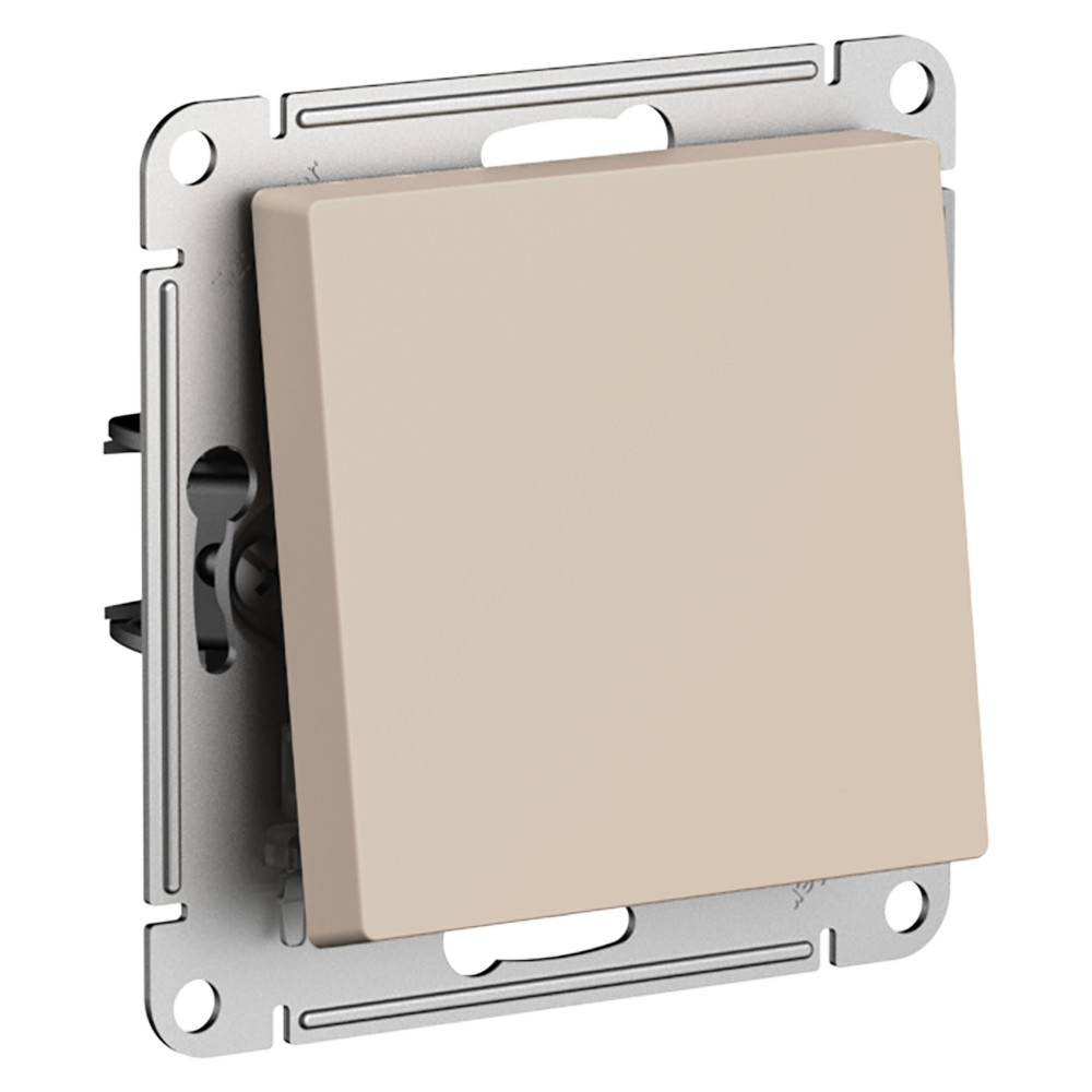 AtlasDesign Песочный Переключатель Systeme Electric AtlasDesign Песочный 1-клавишный ATN001261