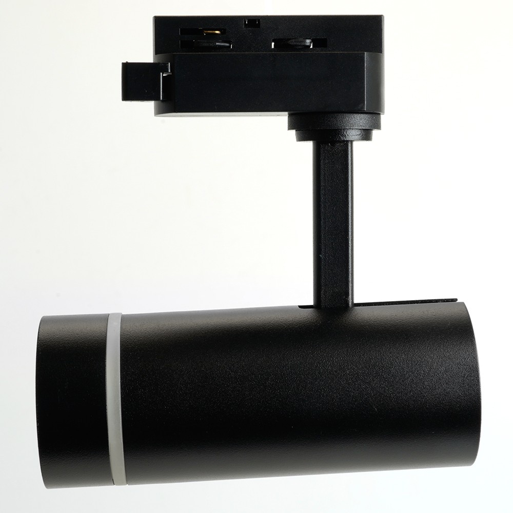 Трековые светодиодные светильники Светодиодный светильник Feron AL106 трековый на шинопровод 12W 4000K 80 градусов черный 32445 