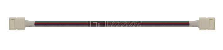 Коннекторы для светодиодной ленты Коннектор для светодиодной ленты RGB 5050 10 мм с проводом двусторонний 
