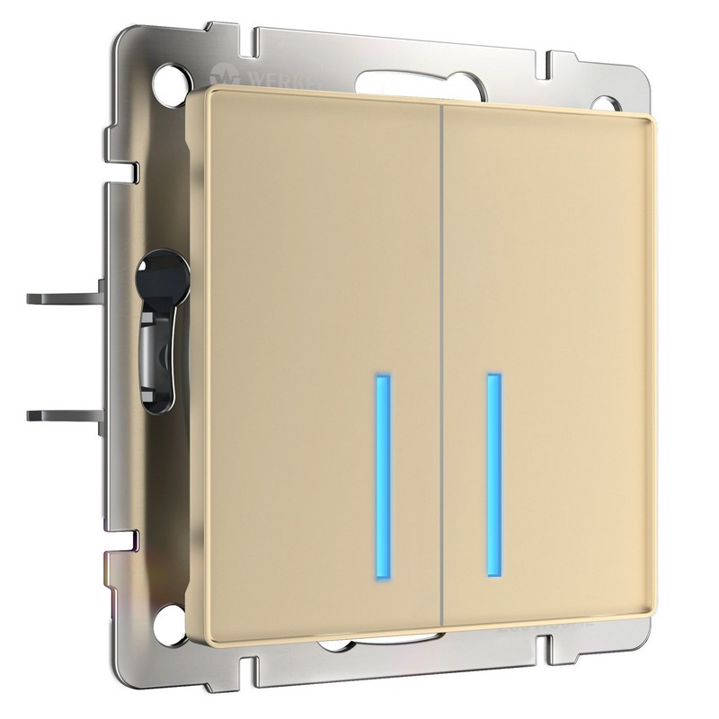 Werkel Слоновая кость механизмы Умный сенсорный Выключатель Werkel двухклавишный слоновая кость W4520611