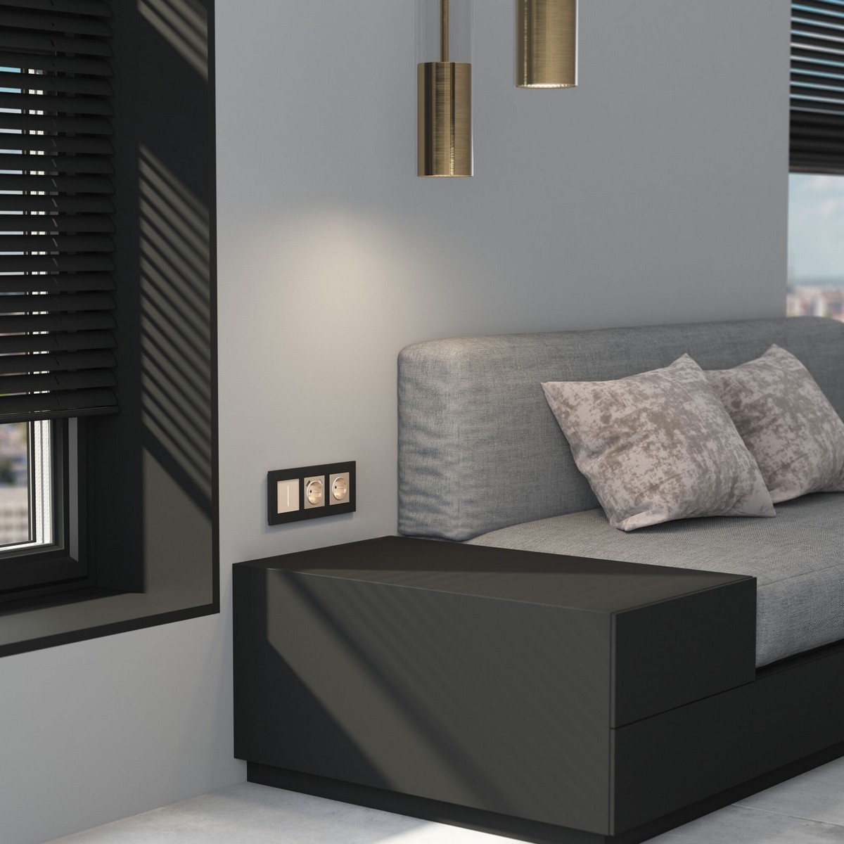 Рамки Werkel Alumax Рамка Werkel на 3 поста AluMax (черный алюминий) W0033508 a066331