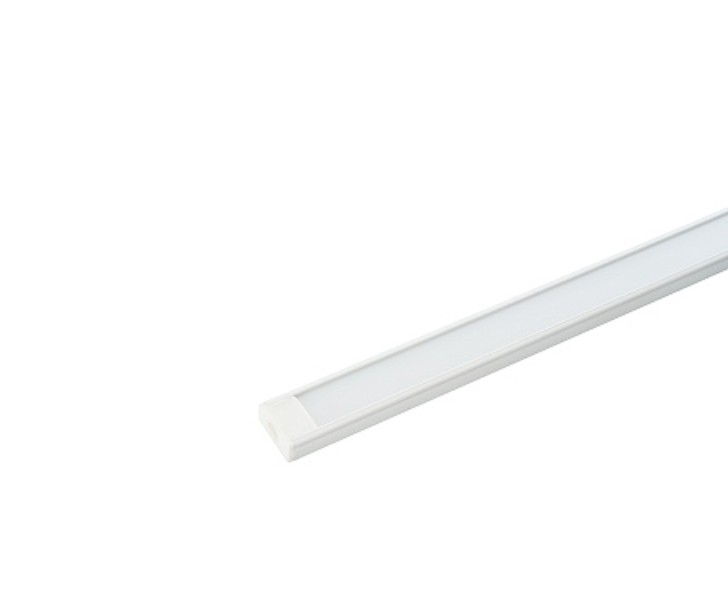 Профиль и крепеж для светодиодной ленты Профиль Feron для светодиодной ленты накладной 16х6мм алюминиевый с экраном заглушками и крепежом CAB262 10374