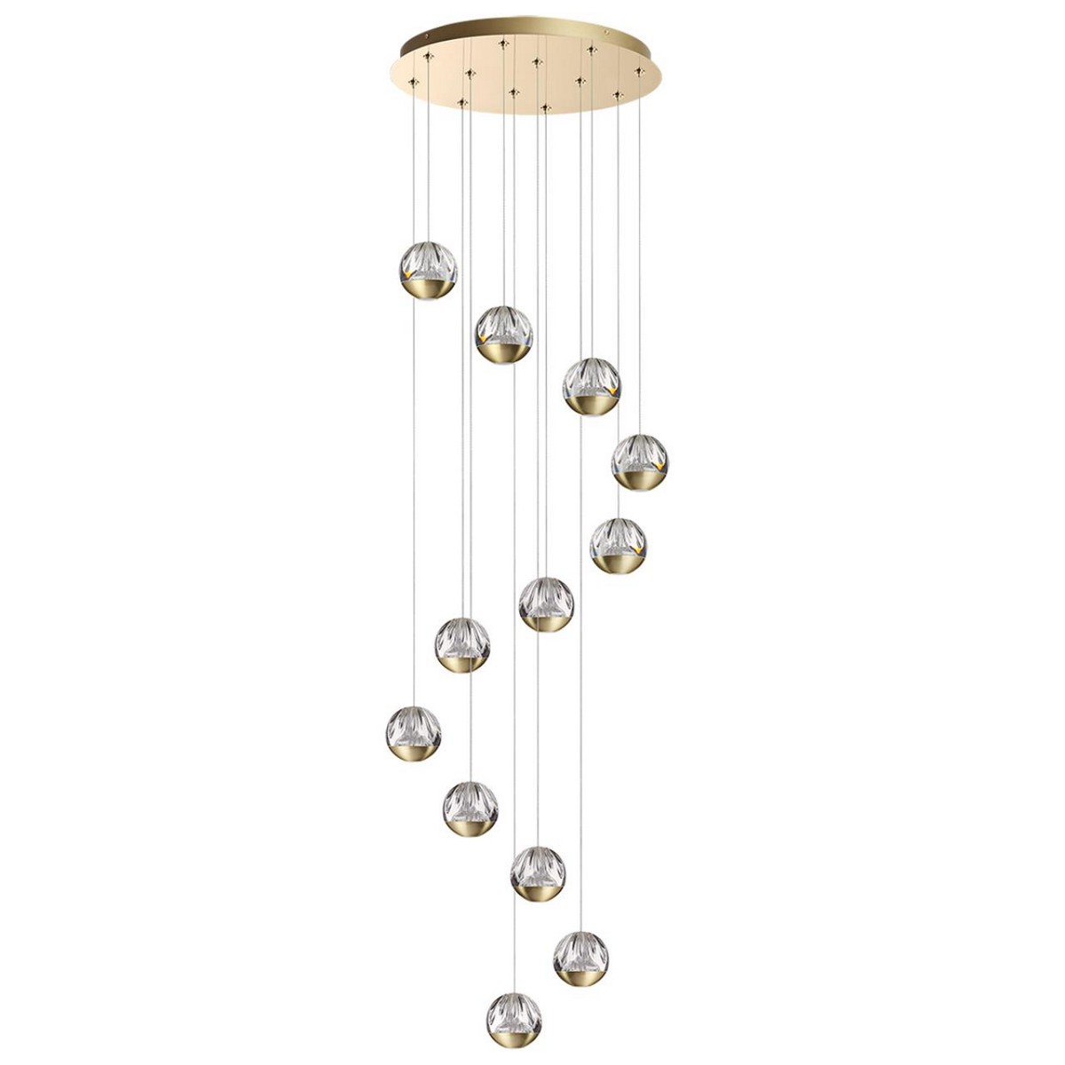 Люстры Люстра каскадная ODEON LIGHT 5101/60L SONO LED 