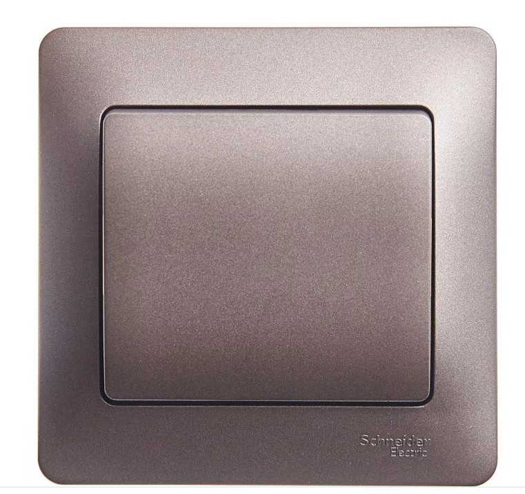 Glossa - Розетки и выключатели Glossa Графит