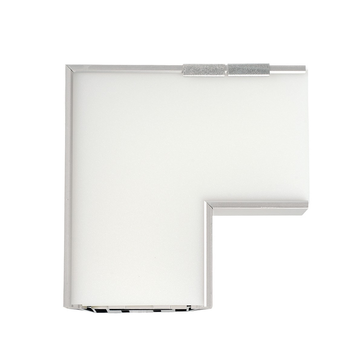 Линейные светодиодные светильники Светильник коннектор Feron AL4036L 4W 3000К-4000К-6400K L-образный серебро RetailRay 51872 