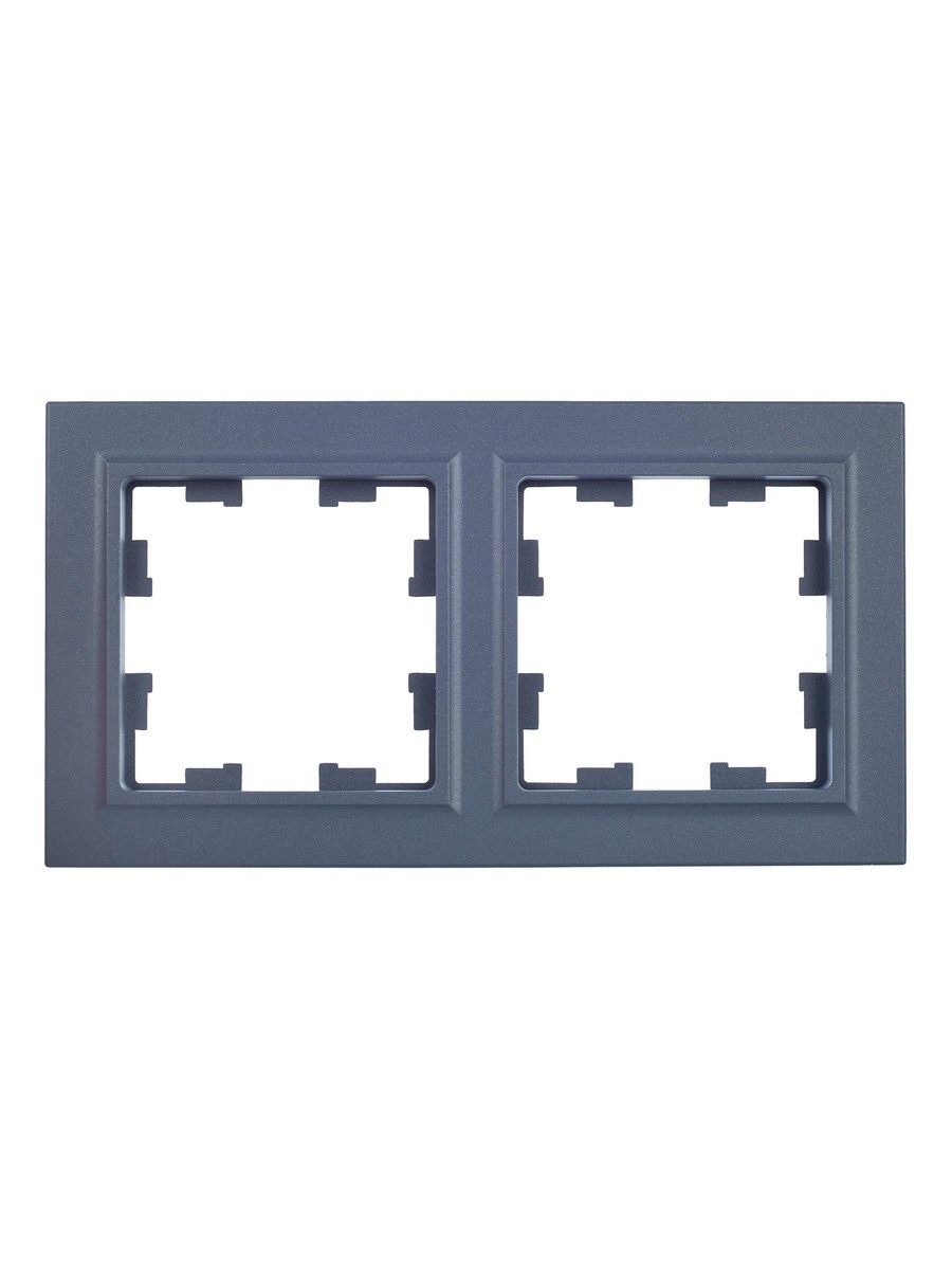 IEK Brite Рамки Рамка IEK BRITE 2-местная РУ-2-БрМ маренго BR-M22-K35