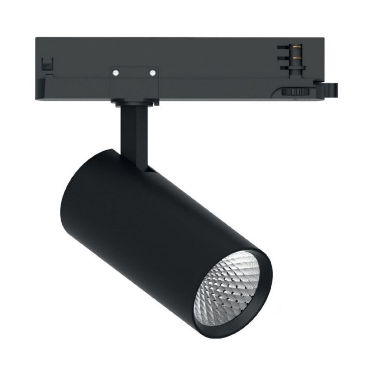 Трековые светодиодные светильники Светодиодный светильник Feron AL147 трековый на шинопровод 20W 4000K 35 градусов черный 3х фазный 51597