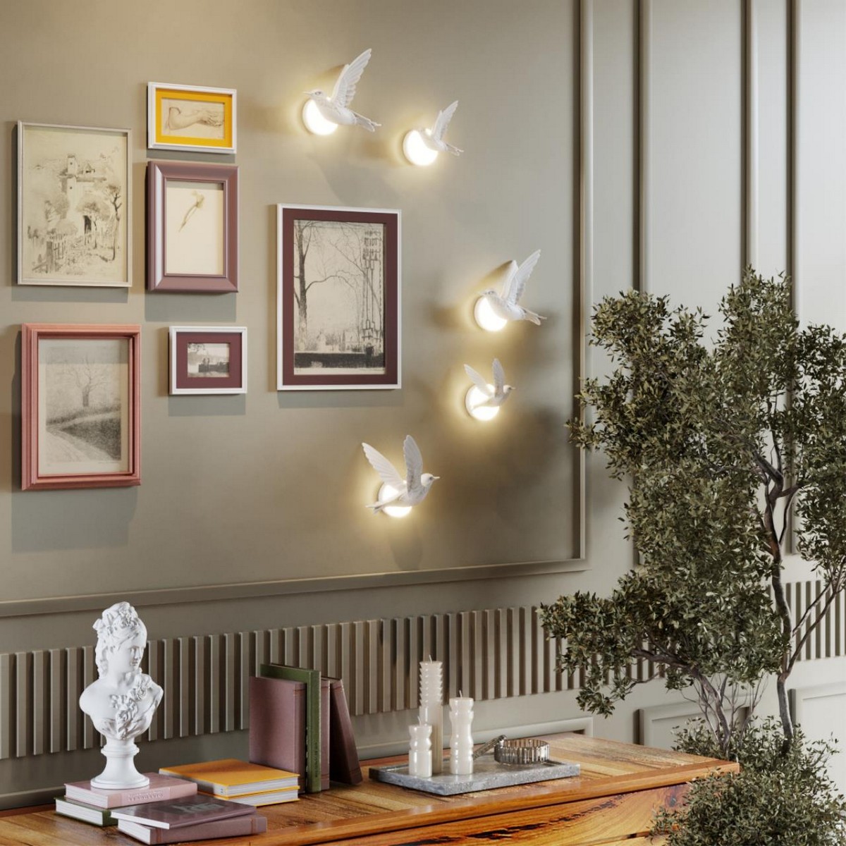 Настенный светильник ODEON LIGHT 4341/3WL COLOMBELLA