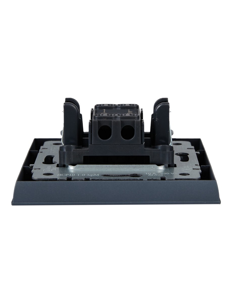 IEK Brite Маренго Выключатель IEK BRITE Маренго 1-кл. 10А в сборе ВСР10-1-0-БрМ BR-V10-0-10-K35-F