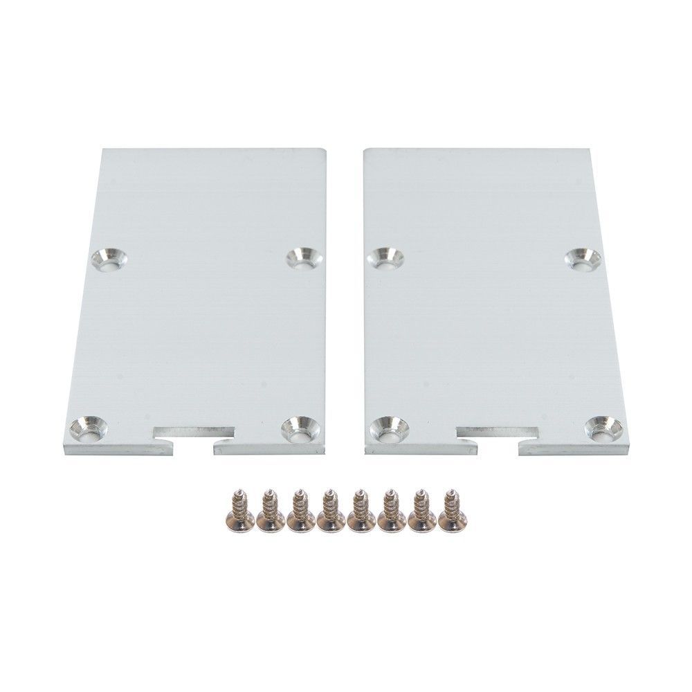 Профиль и крепеж для светодиодной ленты Профиль Feron  для светодиодной ленты накладной с отсеком для БП серебро CAB267 10378 