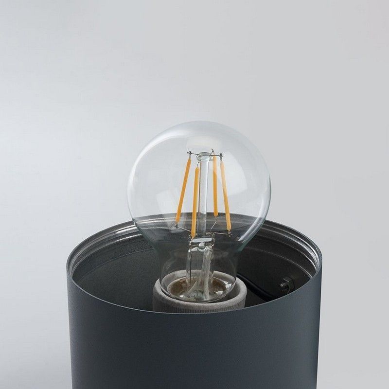 Уличные настенные светильники Светильник садово-парковый Feron DH0802 на стену вверх/вниз  2*E27 230V серый 6299 