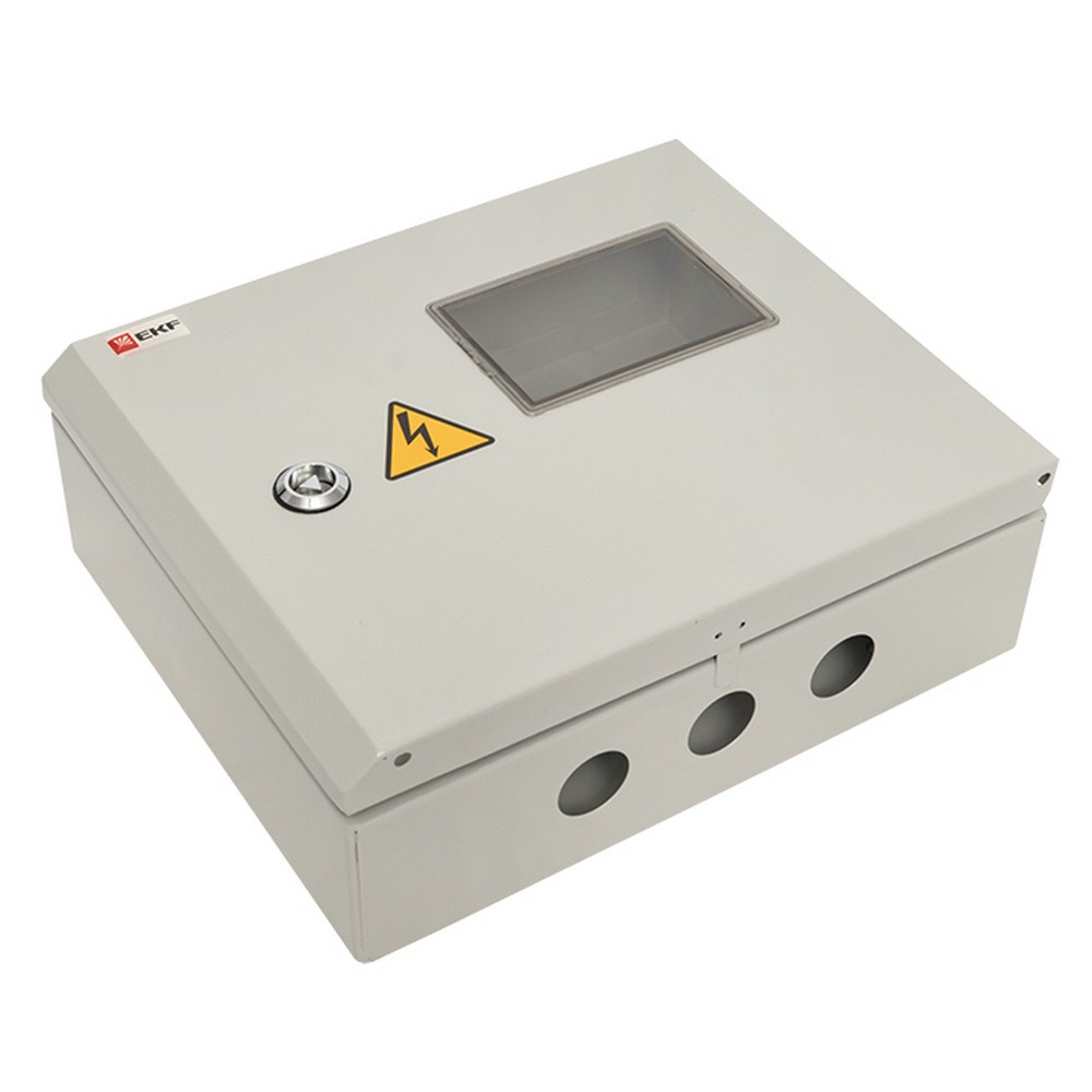 Металлические щиты и корпуса Щит EKF PROxima учетный для счетчика на дин-рейку ЩУ-1/1-0 (250х300х100) IP54 mb54-1E 