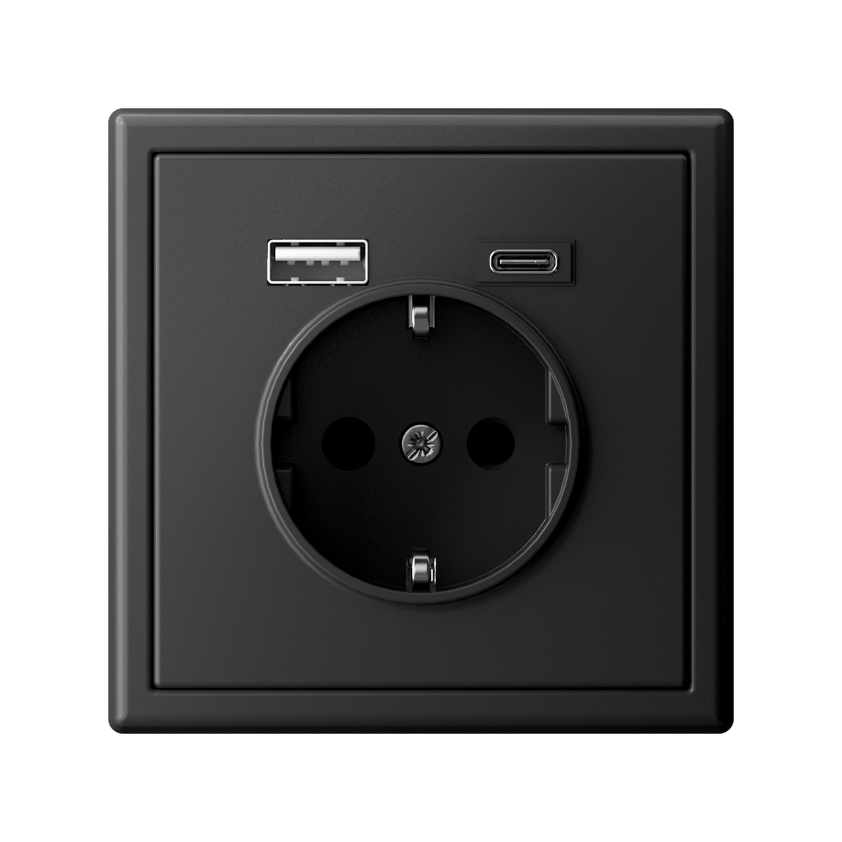 ArtGallery Базальт Розетка Systeme Electric ArtGallery Базальт 16А с 2 USB A+C 5В4А/30А 5В/15А GAL001432