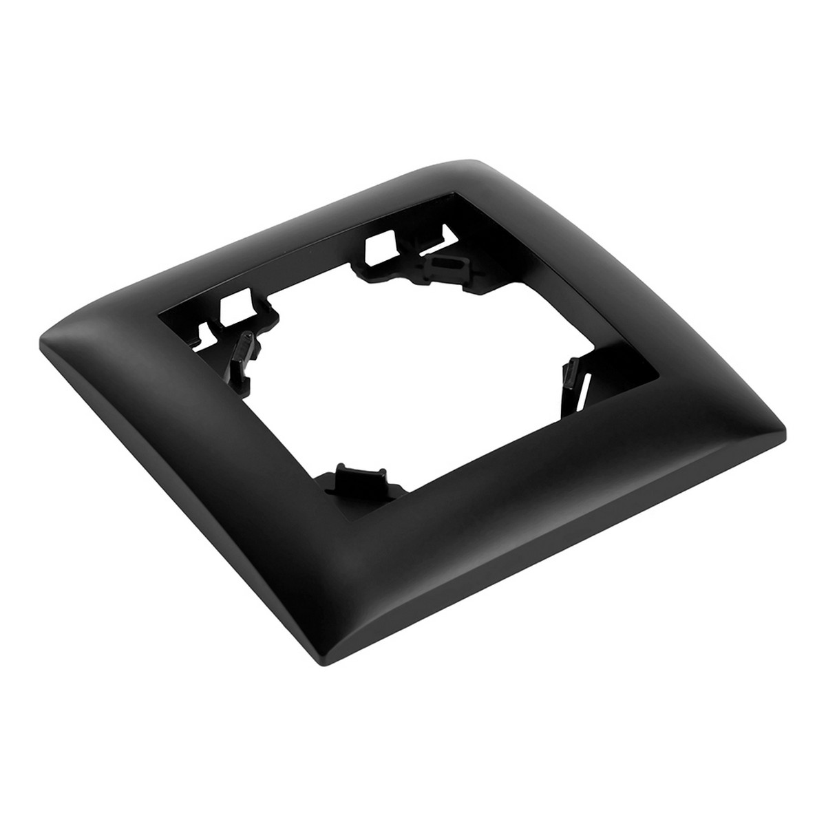 Эрна - Розетки и выключатели Stekker Рамка STEKKER 1-местная Эрна Элегант черный PFR00-9011-03 49661