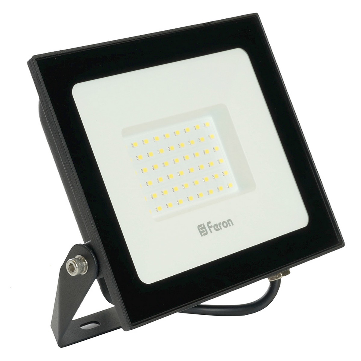 Прожекторы светодиодные Светодиодный прожектор Feron LL-931 IP65 70W Черный 6400K 41551 