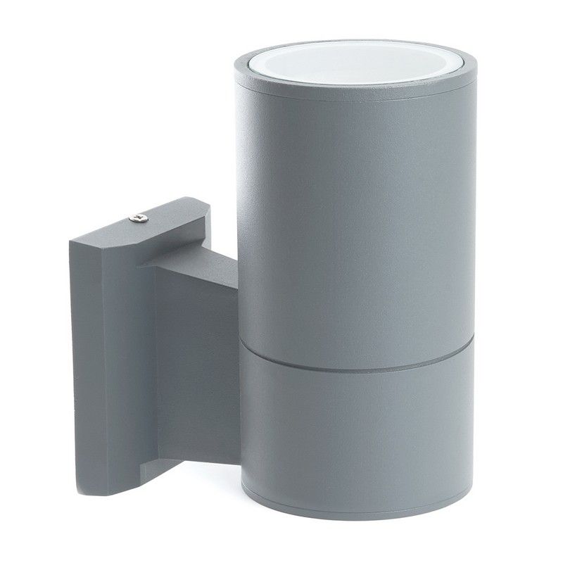 Уличные настенные светильники Светильник садово-парковый Feron DH0701  на стену вверх  E27 230V серый 06297 