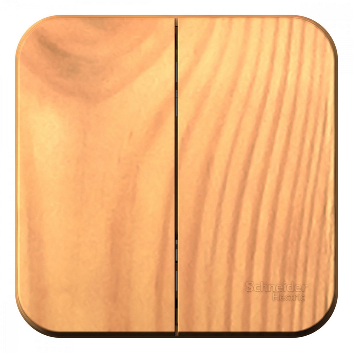 Blanca ясень розетки и выключатели Выключатель SE Blanca 2-клавишный Ясень наружный изолир. пластина BLNVA105015