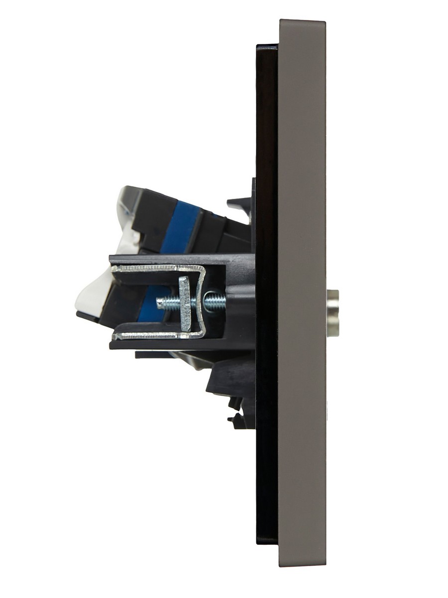 IEK FORTE&PIANO Серый Розетка IEK FORTE&PIANO Серый двойная TV+RJ45 кат.6 FP337