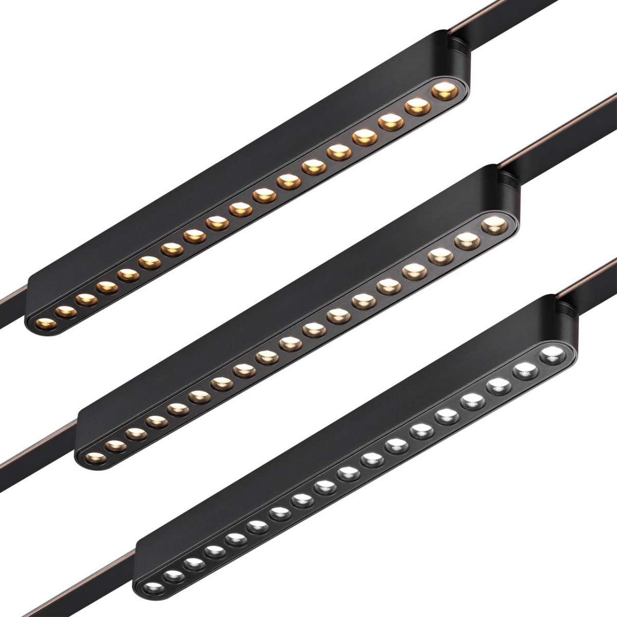 Трековые светодиодные светильники Трековый смарт-светильник для низковольтного шинопровода с двумя режимами работы NOVOTECH EASY 359460 