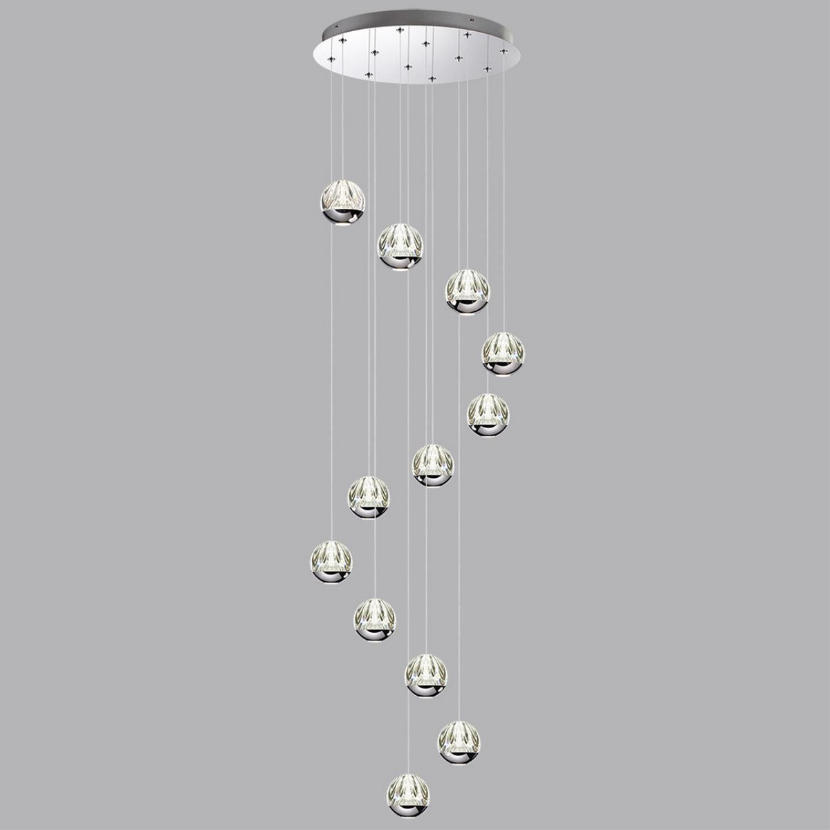 Люстры Люстра каскадная ODEON LIGHT 5100/60L SONO LED 