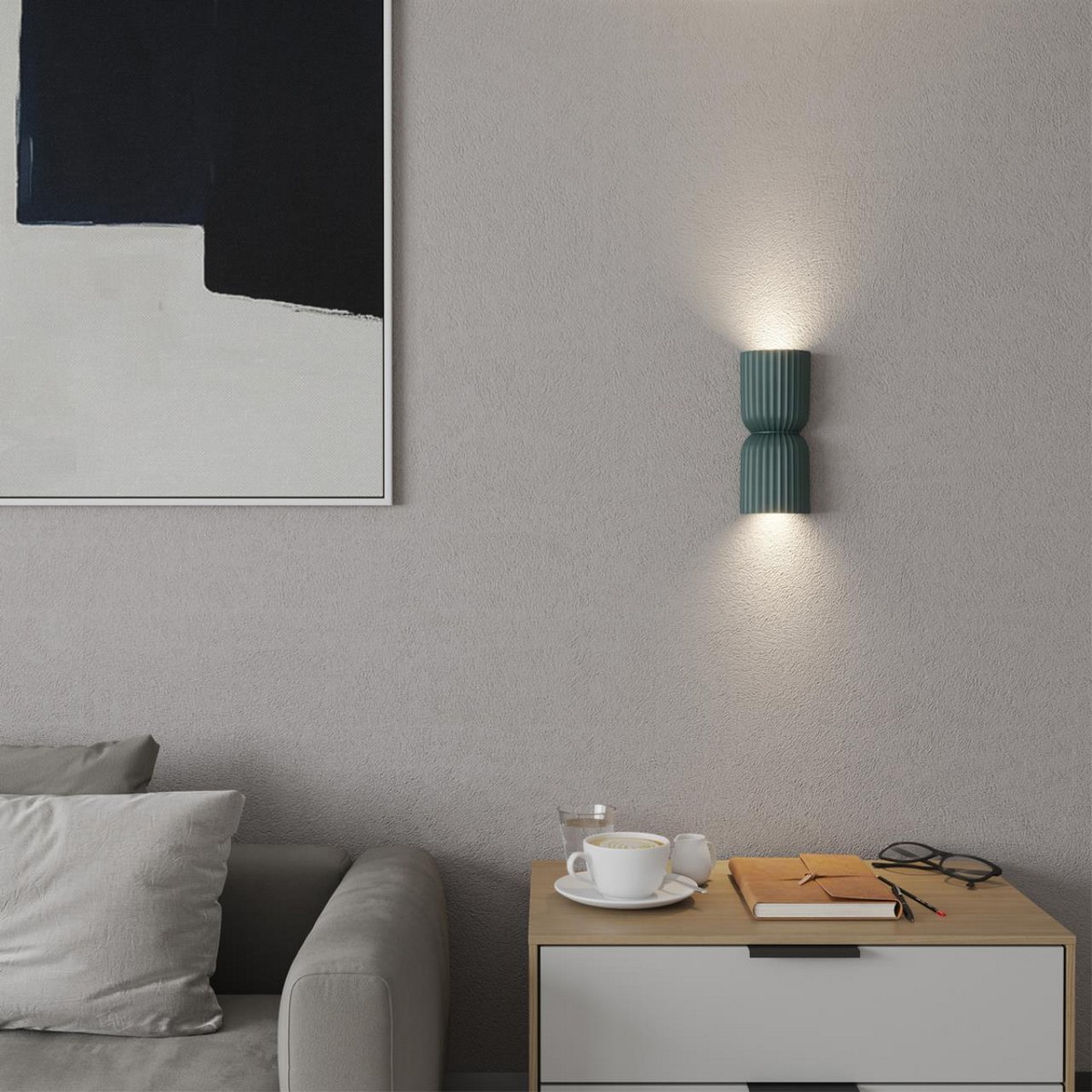 Накладные светодиодные светильники Светильник настенный гипсовый (есть возможность покраски) NOVOTECH YESO 370977 