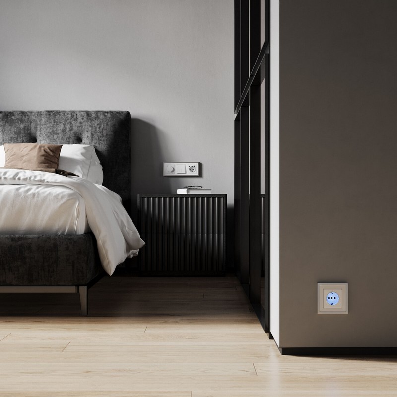 Werkel Белый матовый механизмы Розетка Werkel с подсветкой (белый матовый) W1171461