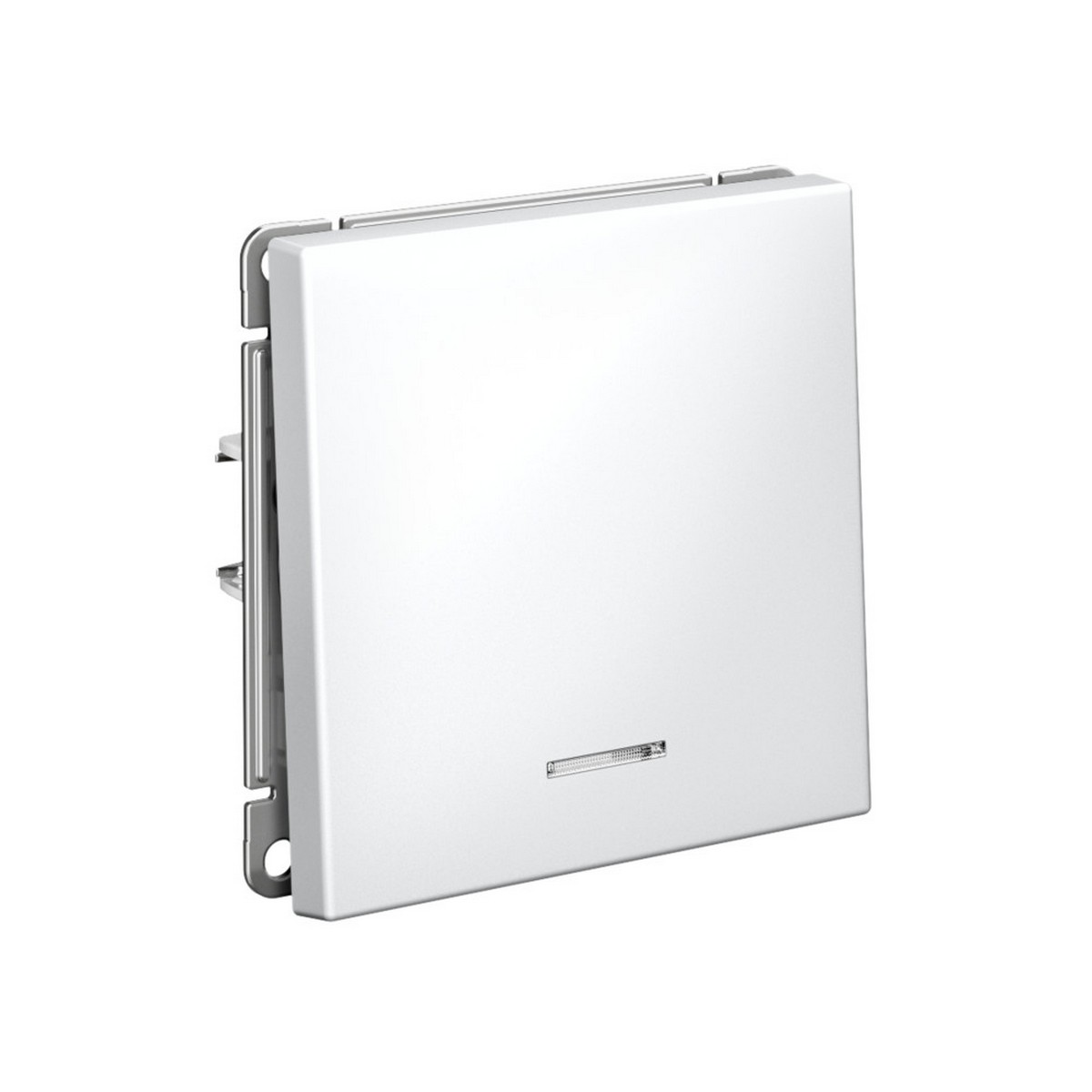 ArtGallery Белый Выключатель SE ArtGallery Белый 1-клавишный с подсветкой, быстрозажим. клем. GAL000113S