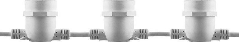 Белт-лайт Feron CL50-13 20 шт E27 шаг 50 см белый 13 м и 3 м шнур IP65