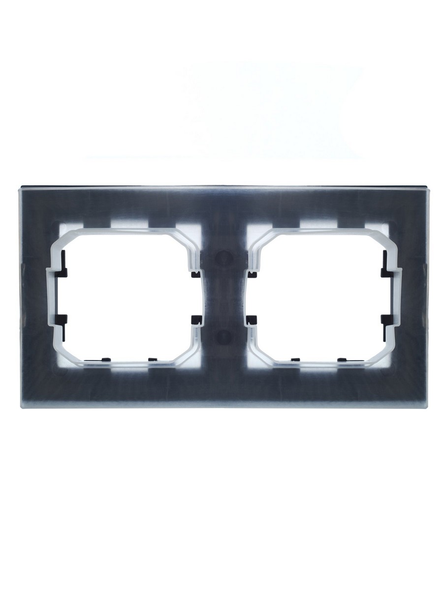 IEK Brite Маренго Рамка IEK BRITE 2-местная IP44 РУ-2-БрМ-44 маренго BR-M22-44-K35