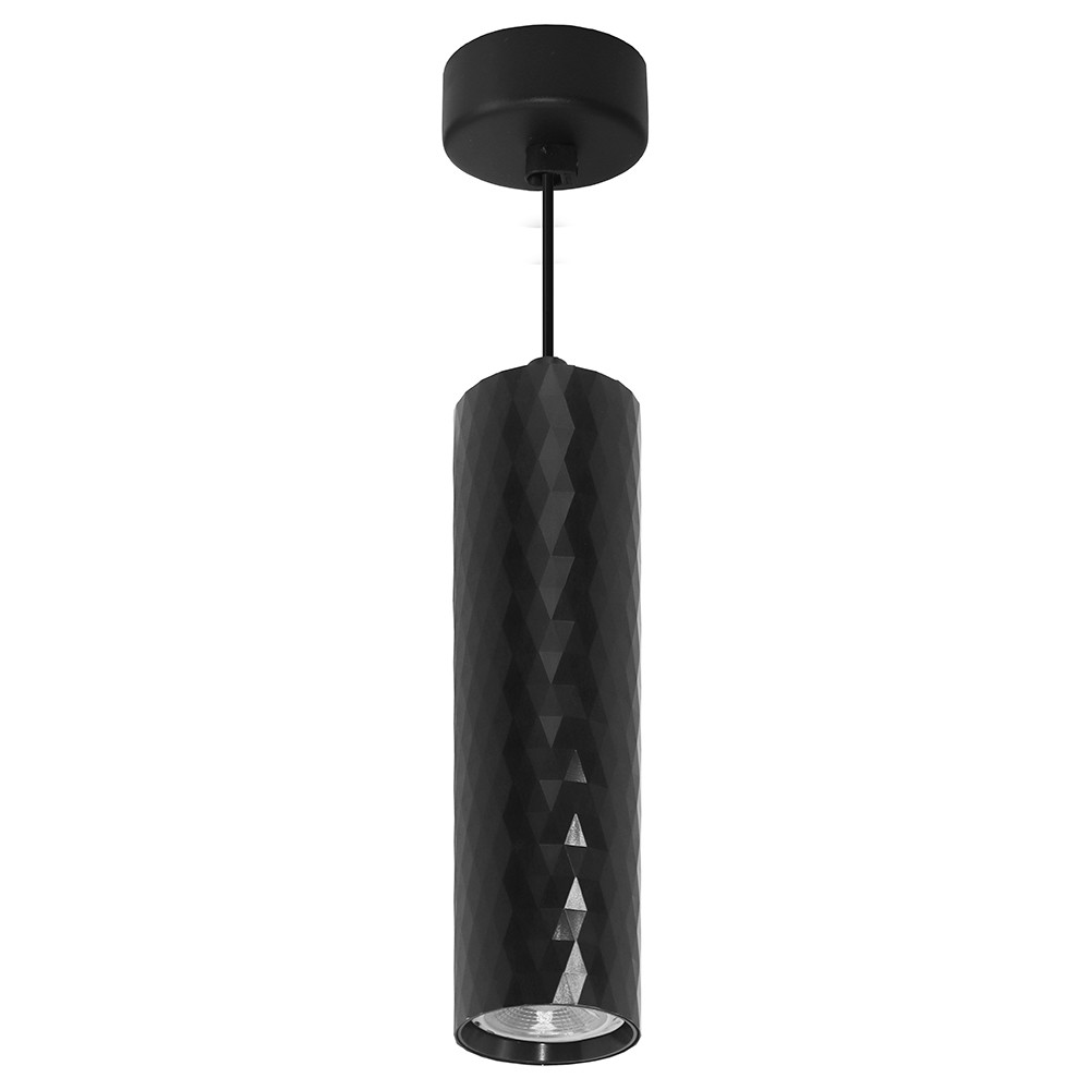Подвесные светодиодные светильники Светильник подвесной Feron ML1888 Barrel PRISM levitation MR16 35W 230V чёрный 48670 
