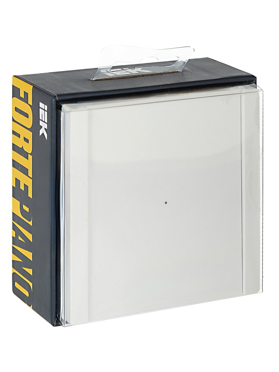 IEK FORTE&PIANO Белый Выключатель IEK FORTE&PIANO Белый 1-кл с индикатором 10А FP202