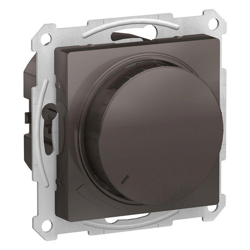 AtlasDesign Мокко Светорегулятор Systeme Electric AtlasDesign Мокко (диммер) повор-нажим LED RC 400Вт мех. ATN000623