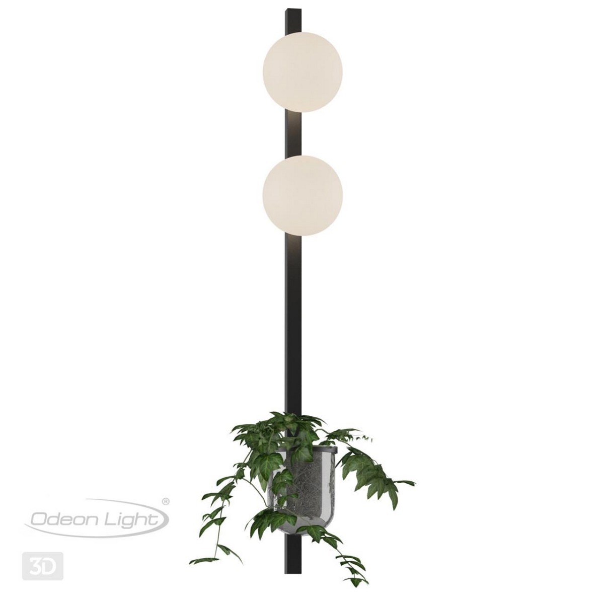 Накладные светодиодные светильники Настенный светильник ODEON LIGHT 4681/2WA FLOWER 