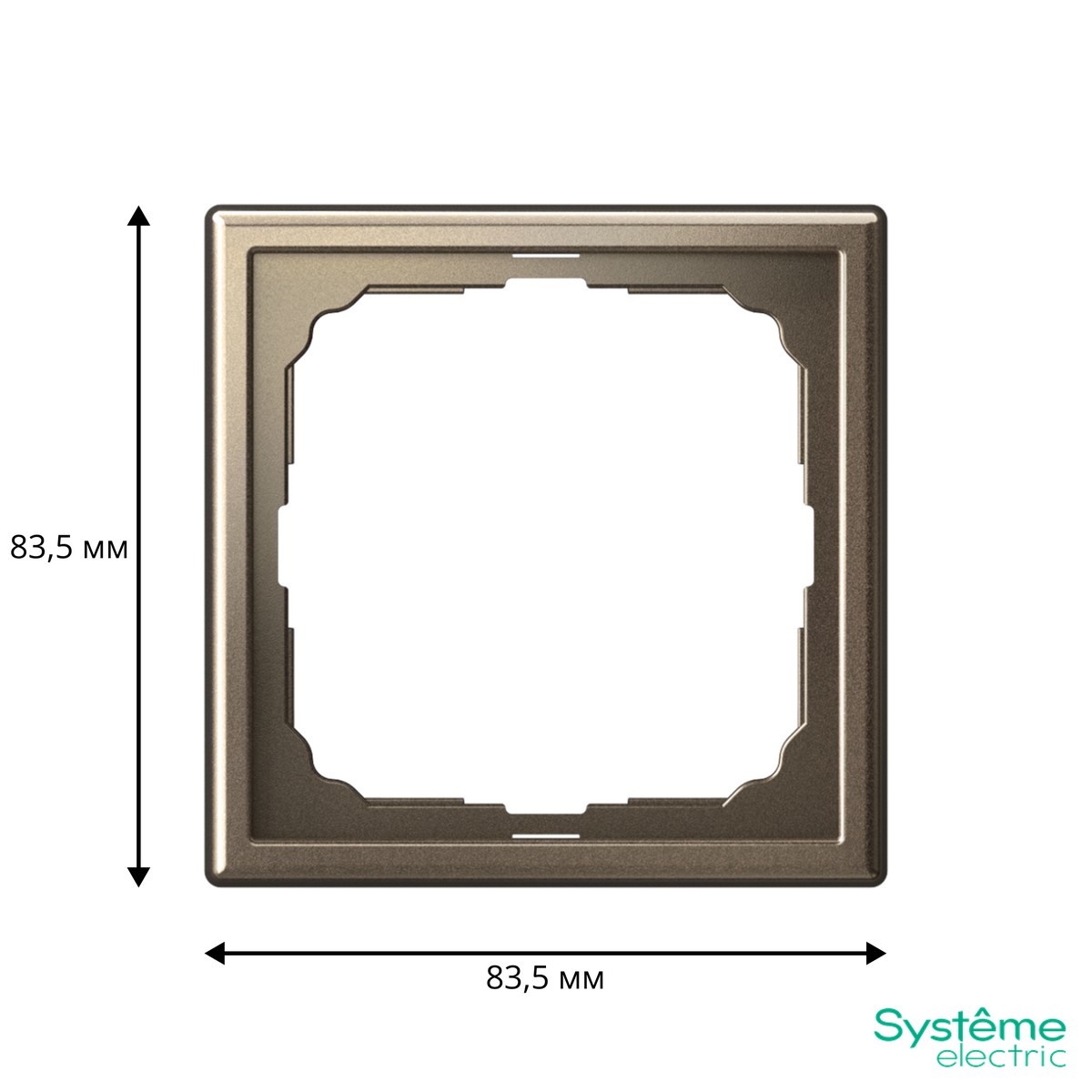 ArtGallery Мокко Рамка Systeme Electric ArtGallery Мокко 1-ая GAL000601