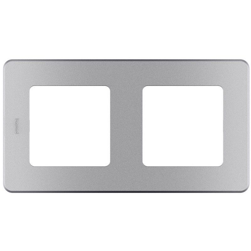 Legrand Inspiria Рамки Рамка Legrand INSPIRIA Алюминий 2 поста 673942