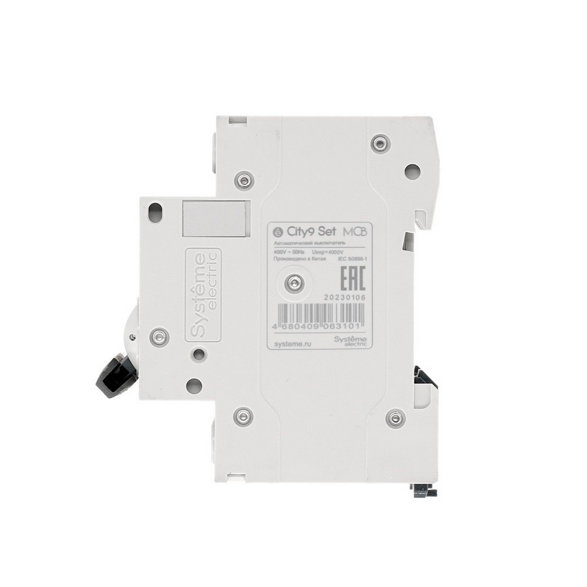 3 полюсные (трехполюсные) Автоматический выключатель SE City9 Set (АВ) B 10А 3P 4.5kA 400В C9F14310 