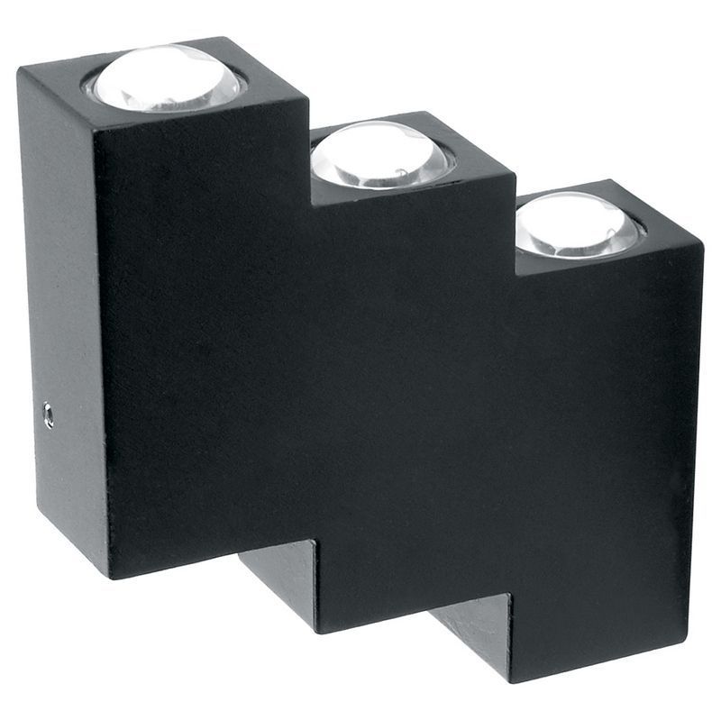 Уличные настенные светильники Светильник уличный светодиодный Feron DH110 6*1W 600Lm 4000K черный 11704 