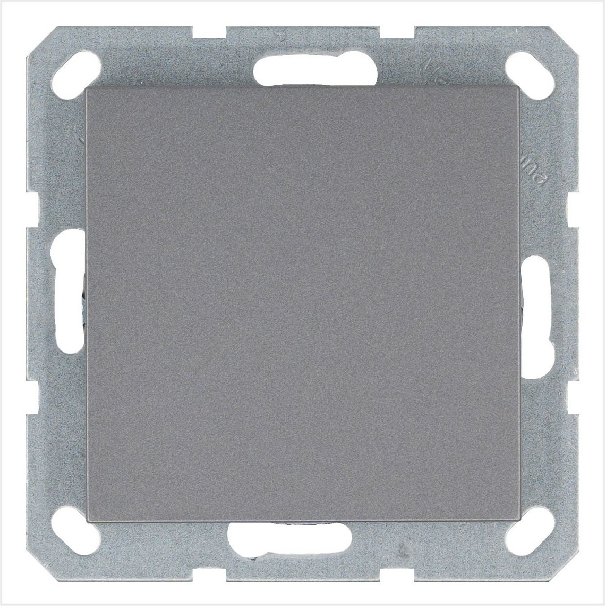 JASMART G - розетки и выключатели Заглушка JASMART Алюминий G8001S