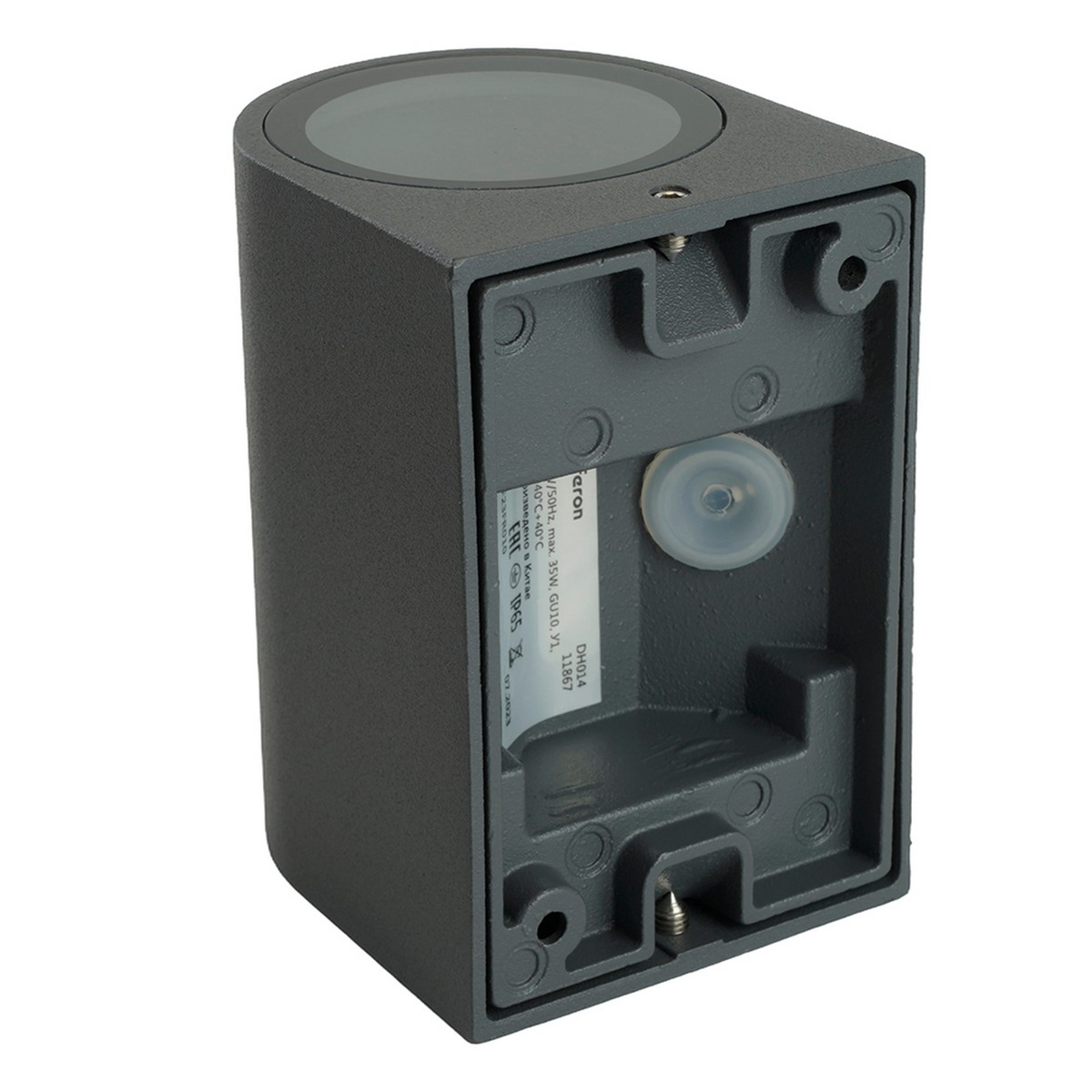 Уличные настенные светильники Светильник садово-парковый Feron DH014 на стену GU10 230V серый 11867 