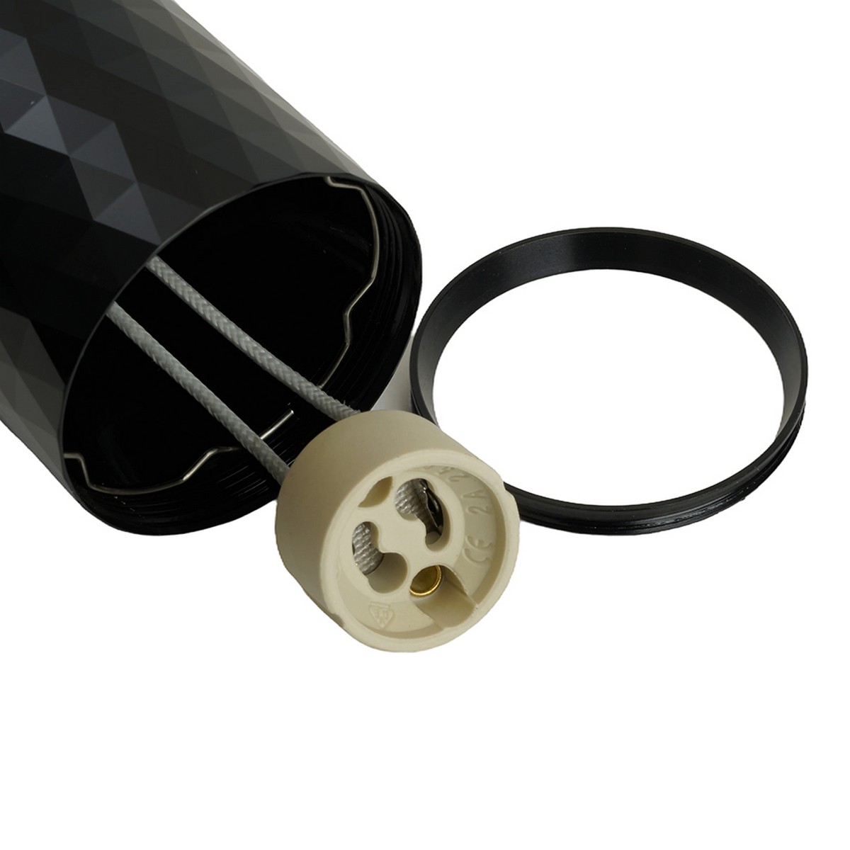 Трековые светодиодные светильники Светильник Feron AL175 трековый на шинопровод GU10 черный 48696 