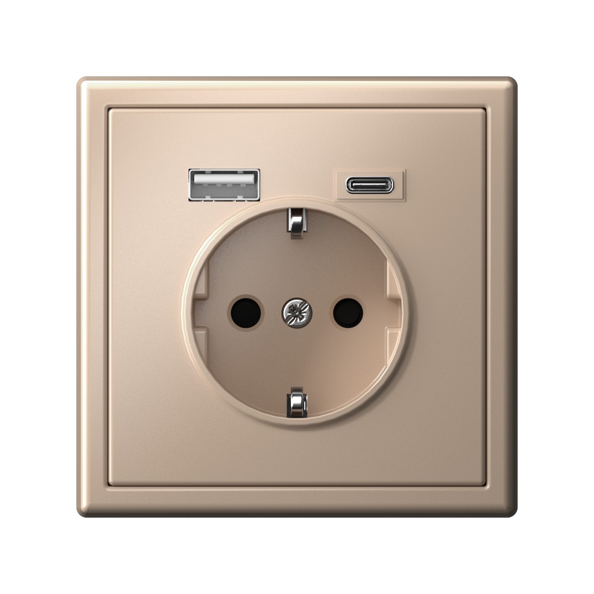 ArtGallery Песочный Розетка Systeme Electric ArtGallery Песочный 16А с 2 USB A+C 5В4А/30А 5В/15А GAL001232