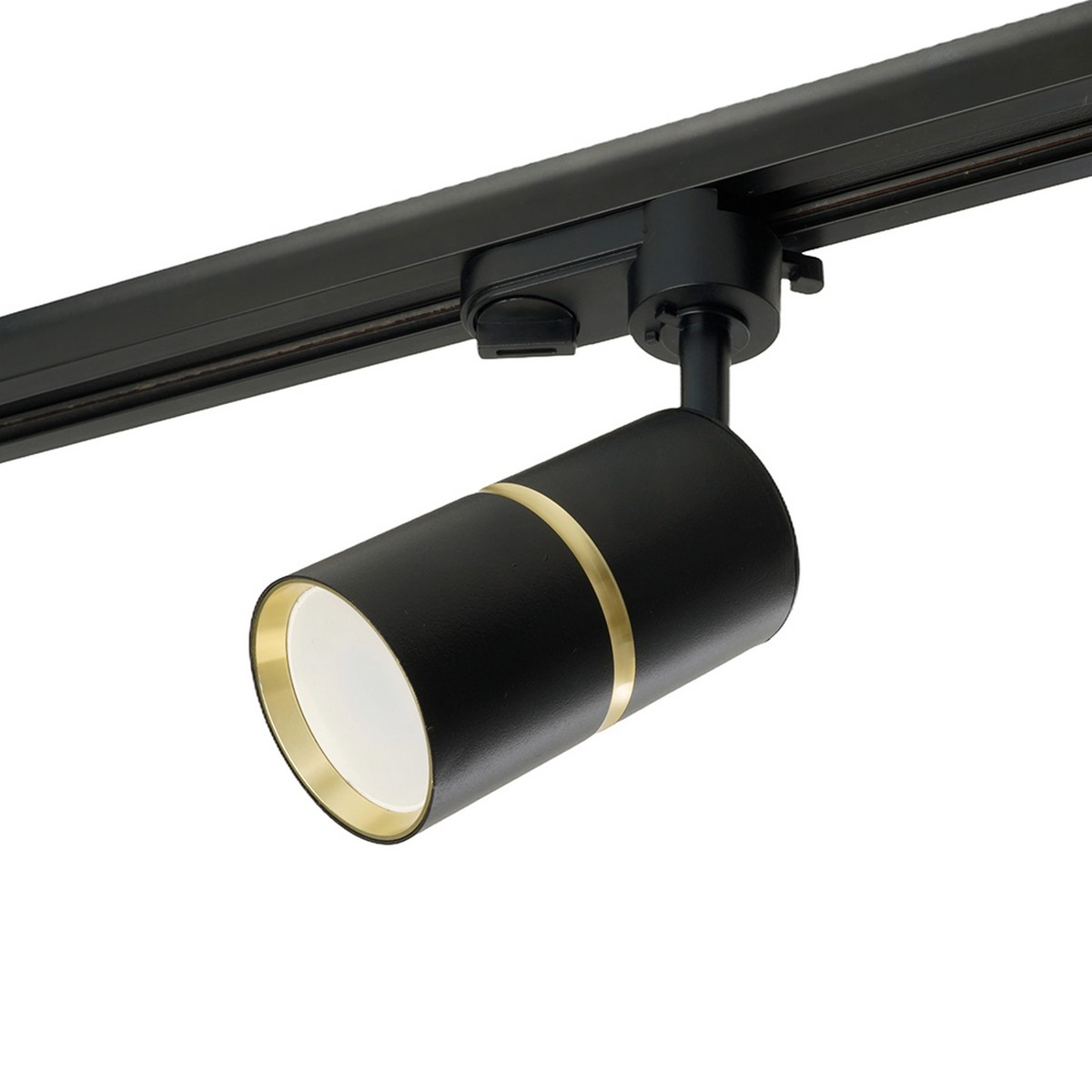 Трековые светодиодные светильники Светильник Feron AL178 трековый под лампу GU10 черный золото 48703 
