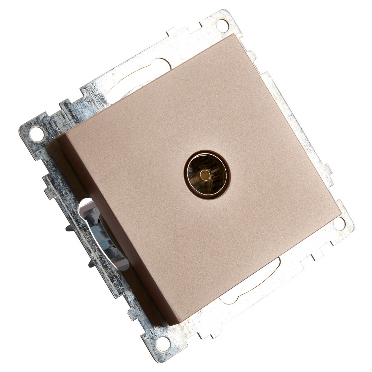 Катрин - Розетки и выключатели Stekker Розетка телевизионная 1-местная STEKKER GLS00-7108-02 75 Ом 5-862МГц Катрин шампань 39600